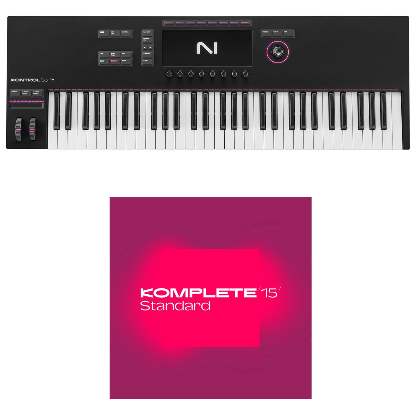 Komplete Kontrol S61 and Komplete 15 Standard Bundle